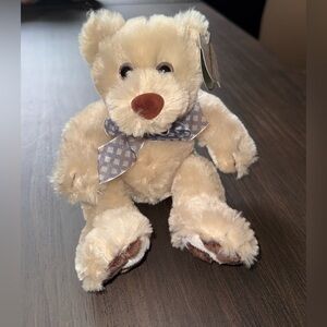 Newton The Beige Teddy Bear Plushie Made By First And Main
